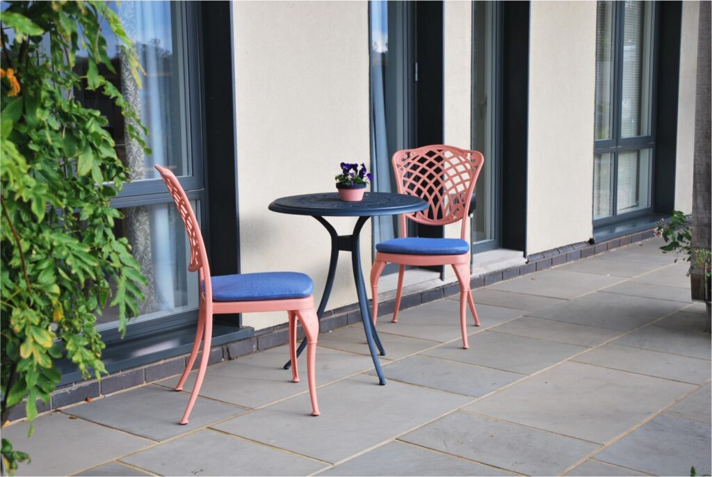 Oxleys' CASA colourful outdoor patio furniture