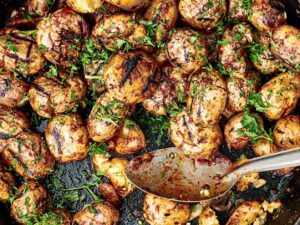 Miso Grilled Potatoes - Luxury Outdoor Dining Furniture